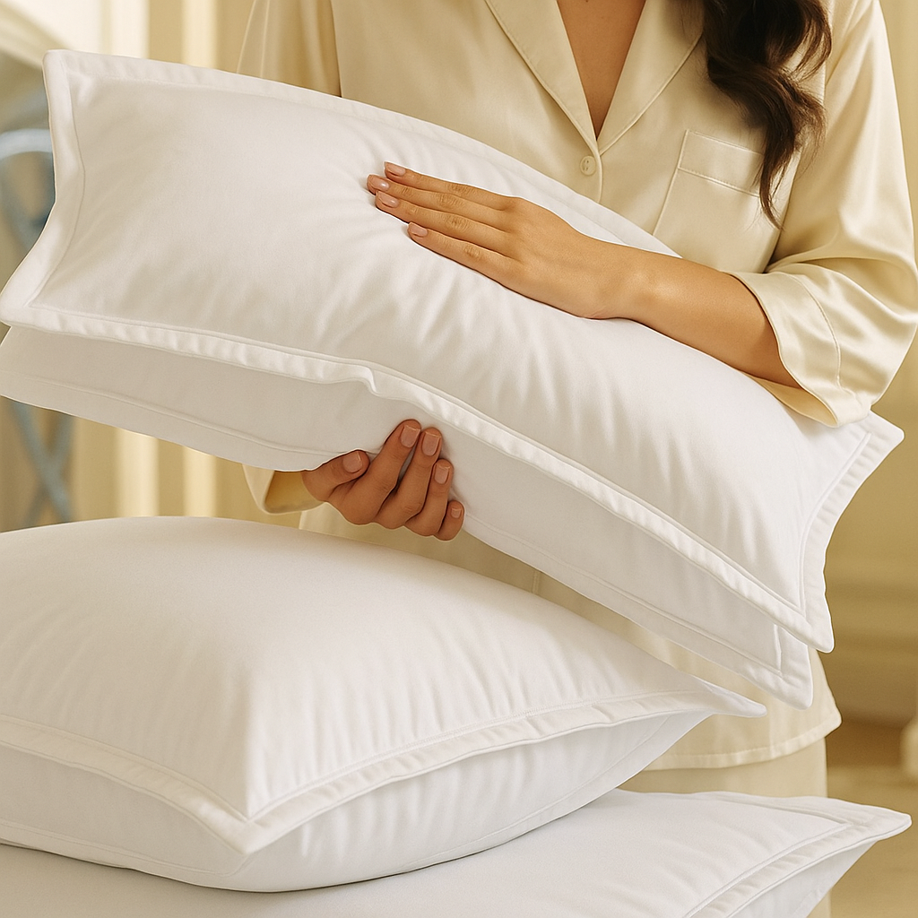 White bedding set | 100% Cotton Sheets | Deep Pocket | 4-Piece Set