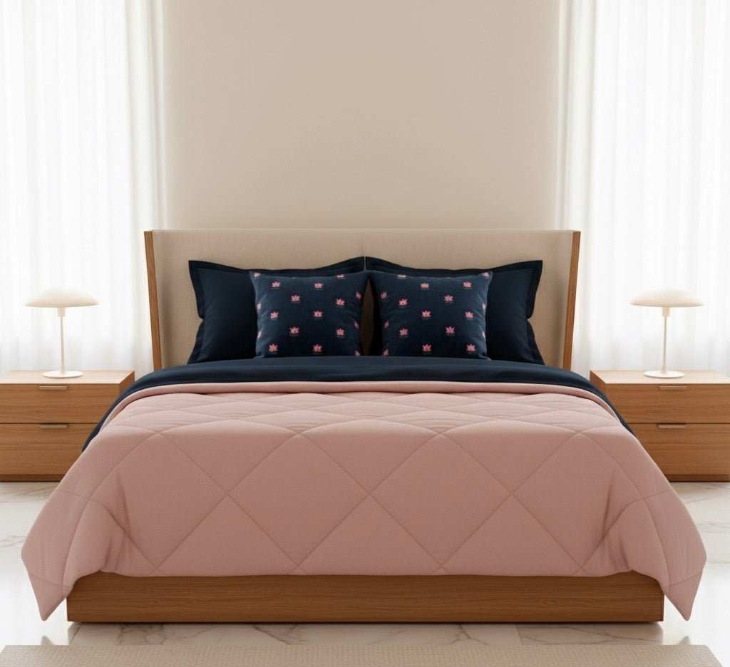 Lotus motif cushion cover 16” x 16” | Set of 2