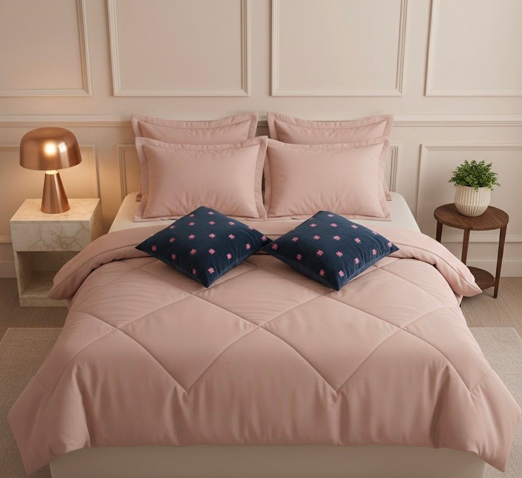 Lotus motif cushion cover 16” x 16” | Set of 2