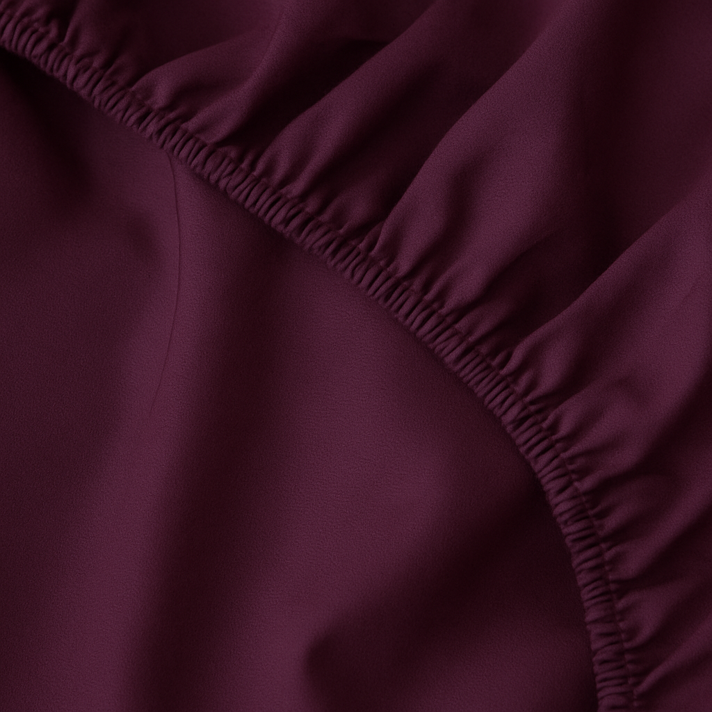 Plum bedding set | 100% Cotton Sheets | Deep Pocket | 4-Piece Set