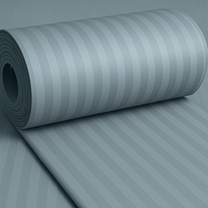 Light blue striped 600 TC Bedding Set | 100% Cotton Sheets | Deep Pocket | 4-Piece Set