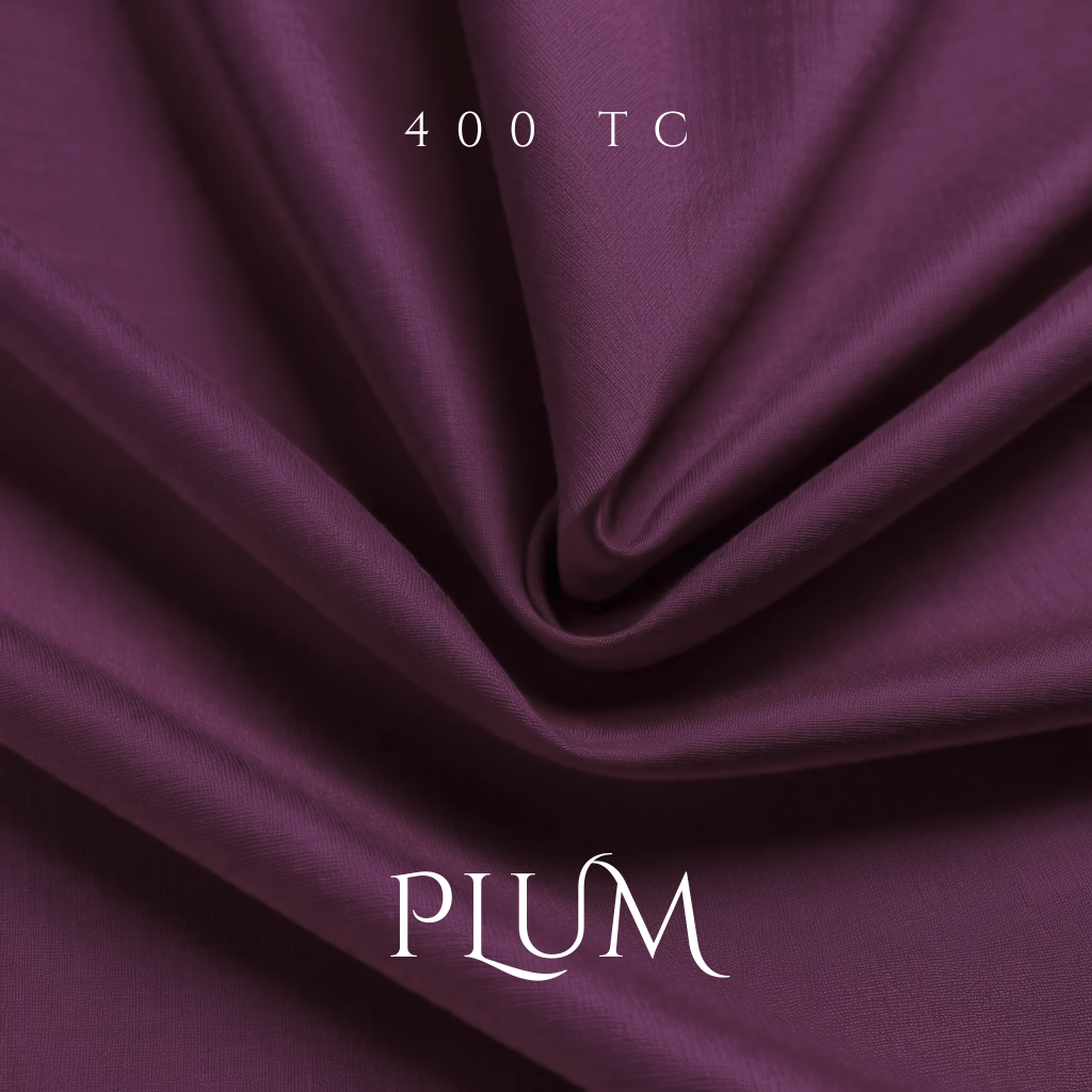Plum bedding set | 100% Cotton Sheets | Deep Pocket | 4-Piece Set