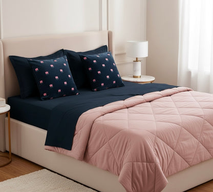 Lotus motif cushion cover 16” x 16” | Set of 2